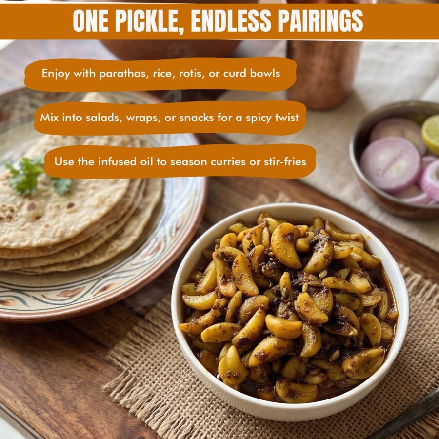 Pushpanti mango pickle jar
